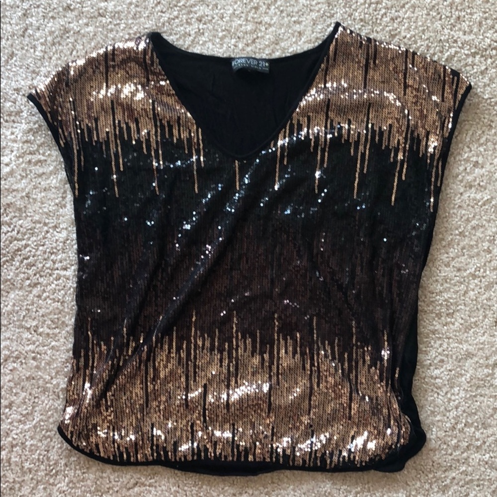 Forever 21 Sequin Top